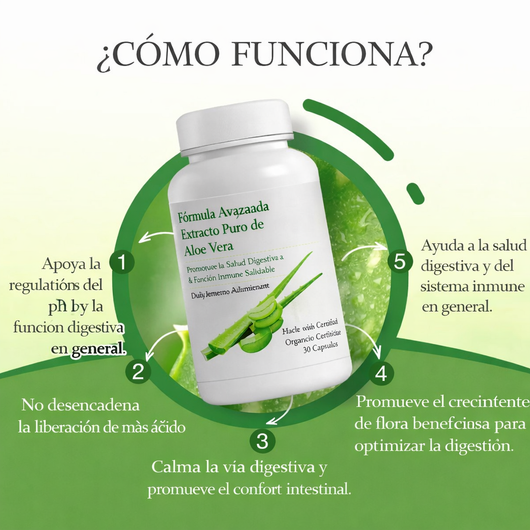 Cápsulas de Aloe Vera