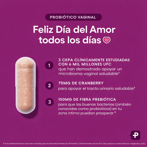 Probiótico Vaginal – Control del Olor y Equilibrio del pH