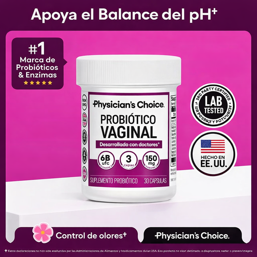 Probiótico Vaginal – Control del Olor y Equilibrio del pH