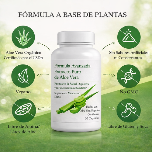 Cápsulas de Aloe Vera
