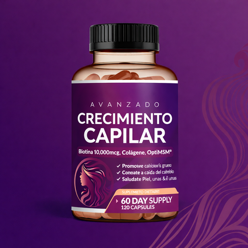 Vitaminas Avanzadas para el Crecimiento del Cabello 24 en 1