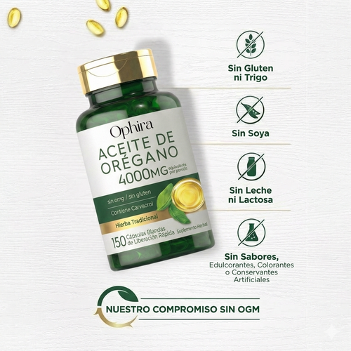 Ophira™ Cápsulas Blandas de Aceite de Orégano